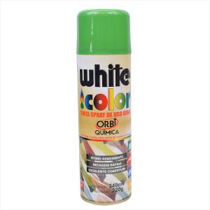 Tinta White Color Spray 340ml Verde 6697 Orbi Química 