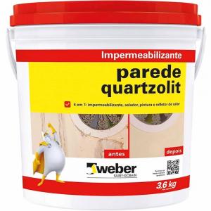 Impermeabilizante Parede 3,6 litros Quartzolit