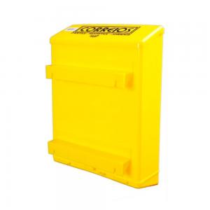 Caixa de Correios Amarela para Grade Goma