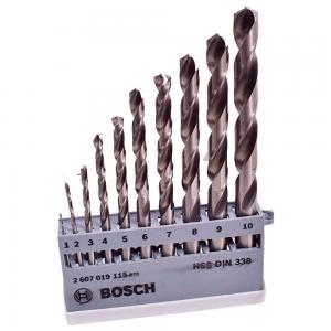 Jogo de Broca HSS Metal Com 10 Peças Bosch