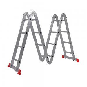 Escada Alumínio Multifuncional Sem Plataforma 4x4 Worker