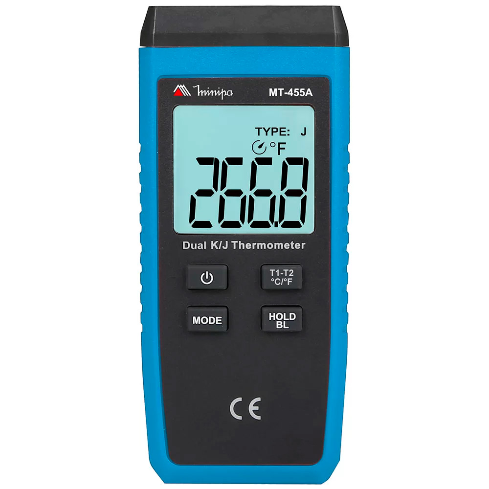 Termômetro Digital 2 Canais MT-455A Minipa