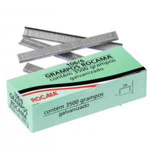 Grampo Polido 106/6mm 3500 unid. Rocama