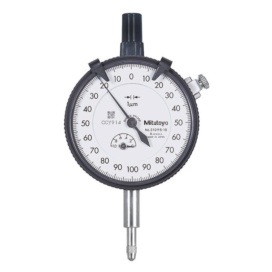 Relógio Comparador 0,001 - 1 mm  2109S-10 Mitutoyo