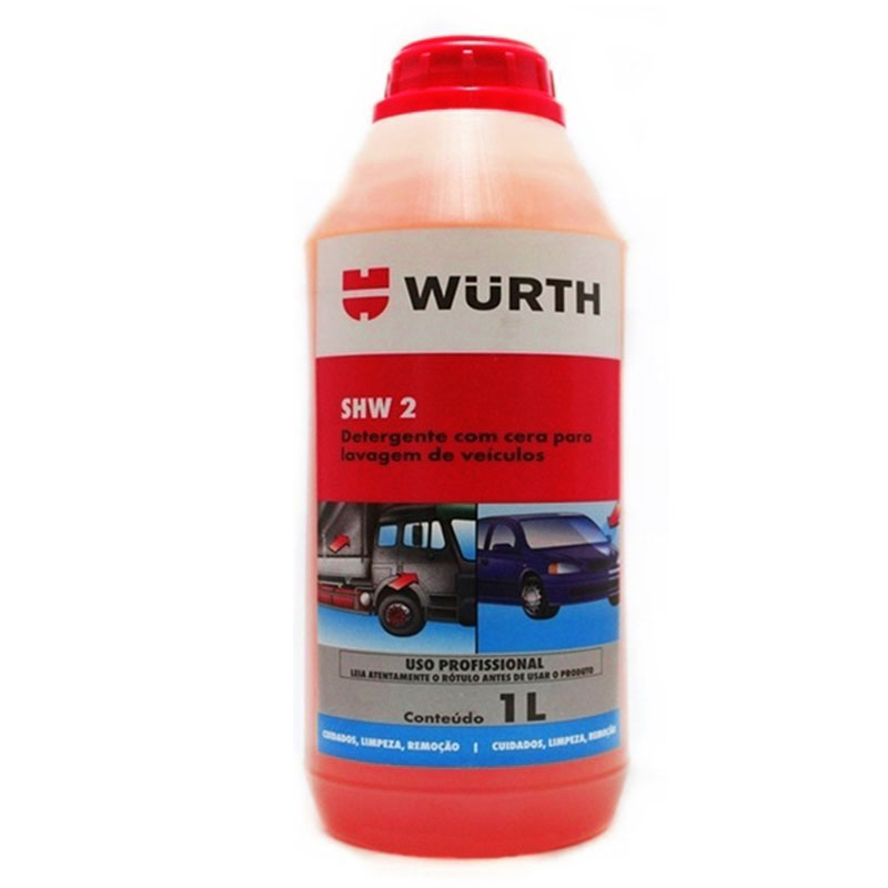 Shampoo Automotivo com Cera SHW 2 1 litro Wurth
