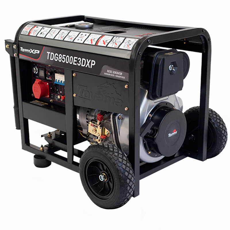 Gerador Diesel Ats Ready 7,5kva Trifásico 220v Tdg8500e3dxp Toyama