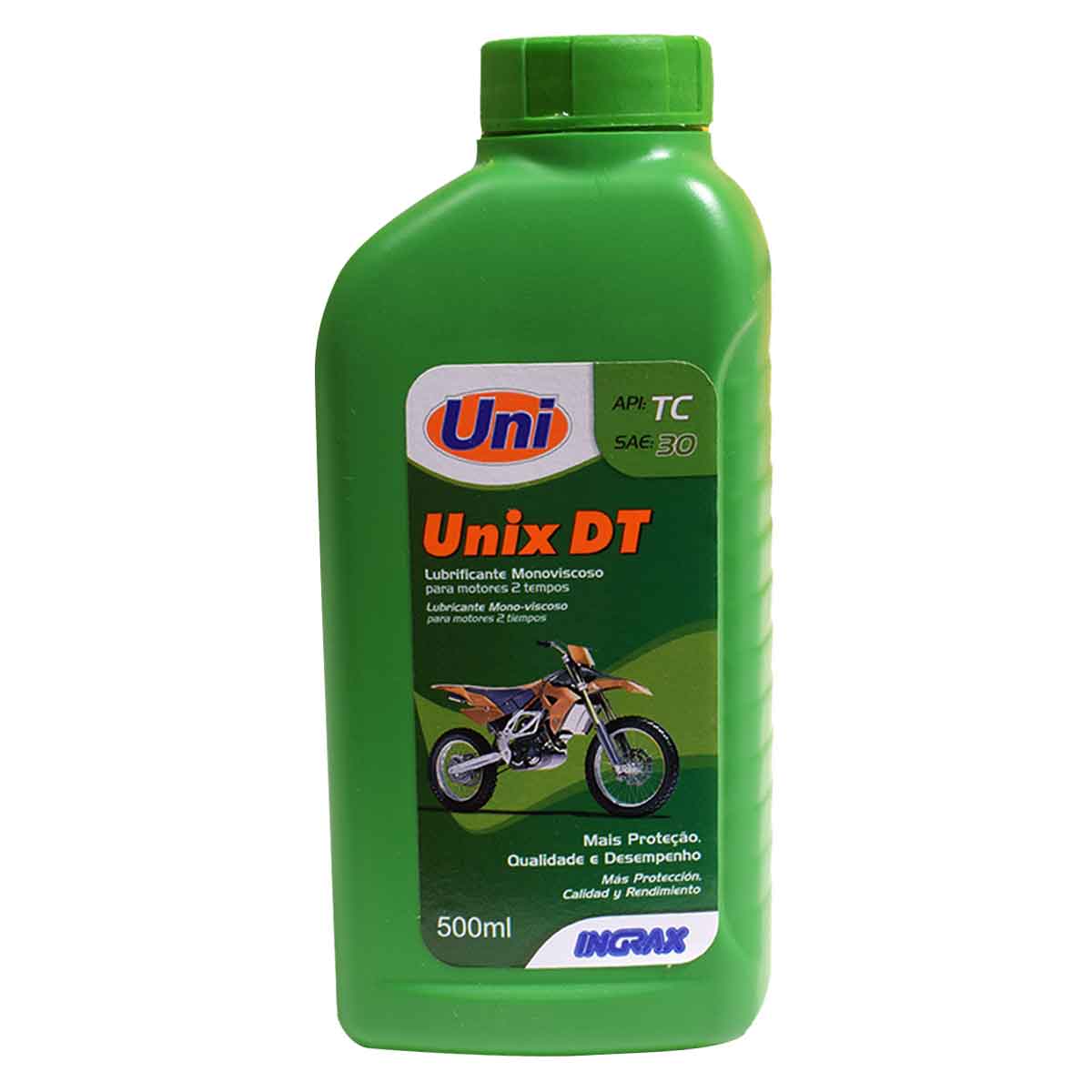 Óleo para Motor 2 Tempos Unix Dt 500ml Ingrax  