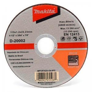 Disco de Corte Inox 115mm D-20002 Makita