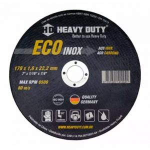 Disco Corte Inox 178x1,6mm Ecoinox Heavy Duty