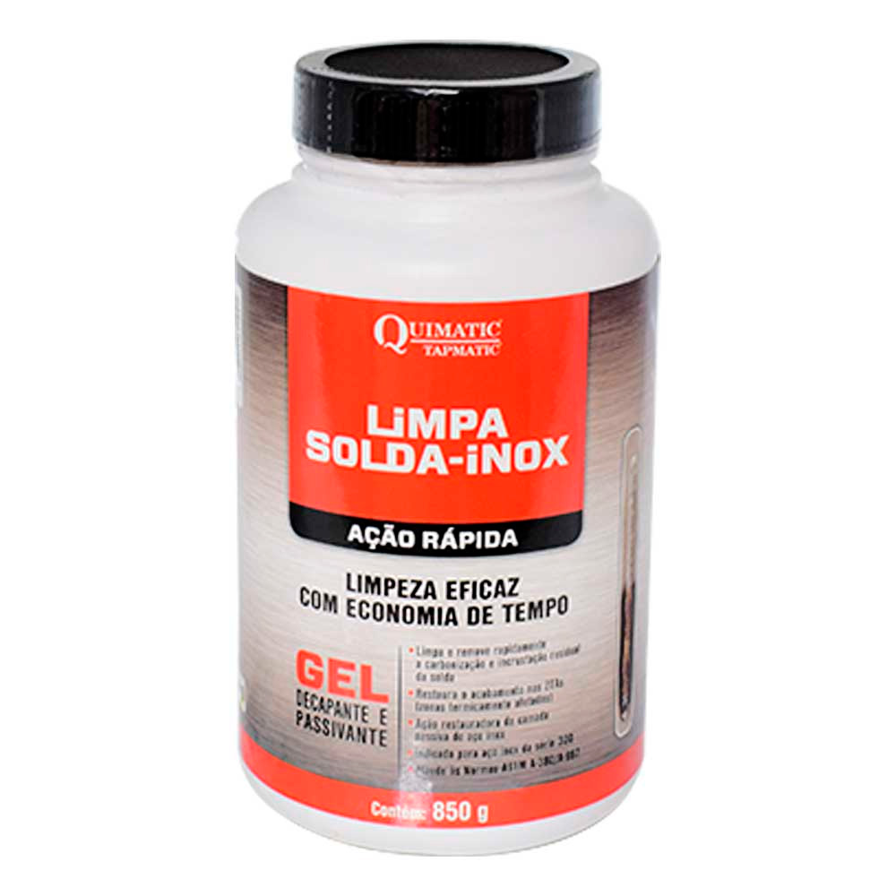 Limpa Solda Inox Gel Decapante 850g Tapmatic