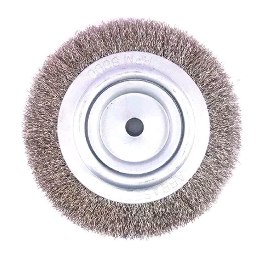 Escova de Aço Circular 06x1/2" Furo 1" Abrasfer