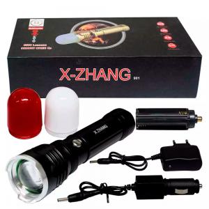Lanterna Recarregável Tática 901 Base com Imã X-Zhang