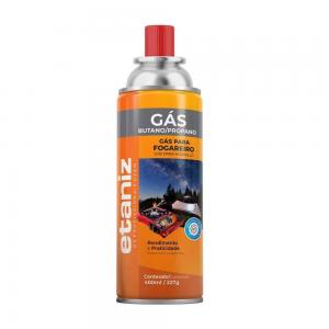 Cartucho Gas Fogareiro 400ml 227gr Etaniz