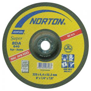 Disco de Desbaste BDA640 Super 07 pol x 1/4 polegadas Norton